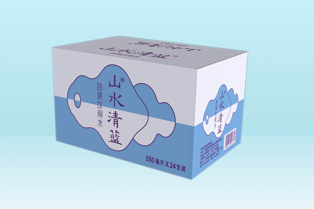 550ml山水清蓝水